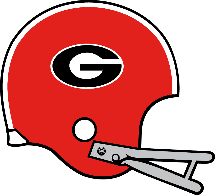 Georgia Bulldogs 1964-1977 Helmet Logo iron on transfers for T-shirts